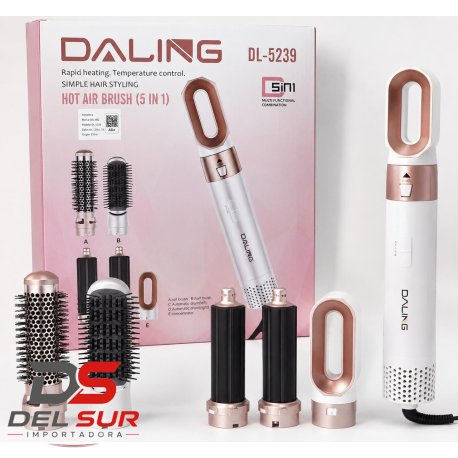 Cepillo de Aire Caliente Daling 5 en 1