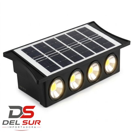 LAMPARA SOLAR PARED RGB BIDERECCIONAL