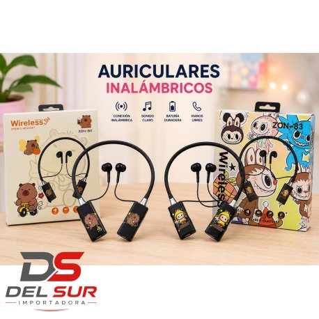 AURICULAR BLUETOOTH CAPYBARA/LABUBU