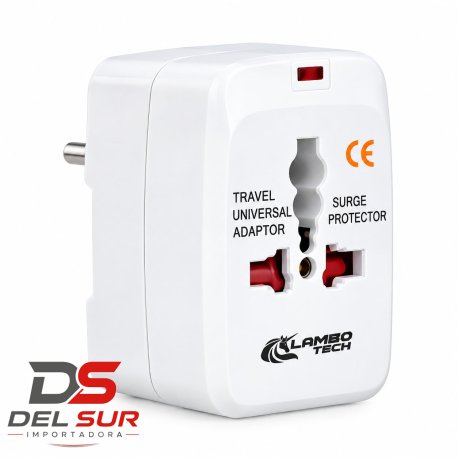 ADAPTADOR ENCHUFE UNIVERSAL VIAJERO