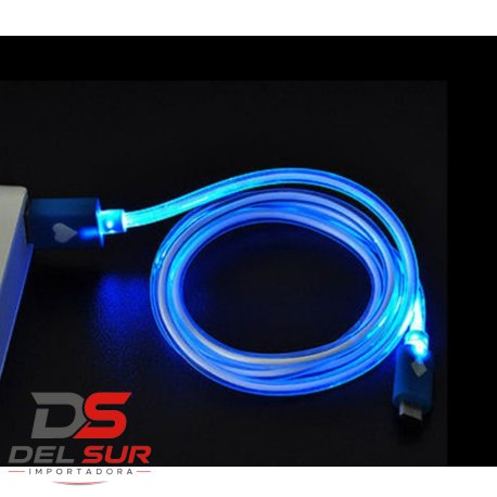 CABLE V8 CON LUZ