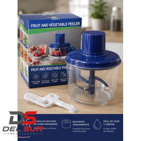 PELADORA DE FRUTAS Y VEGETALES RECARGABLE