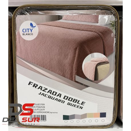 FRASADA JACQUCARD DOBLE QUEEN