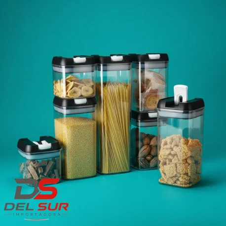 SET FRASCOS 7 PIEZAS