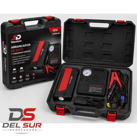 ARRANCADOR DE AUTO Y CARGADOR PORTATIL