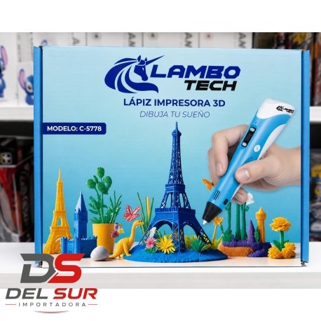 LAPIZ IMPRESORA 3D MAS FILAMENTOS