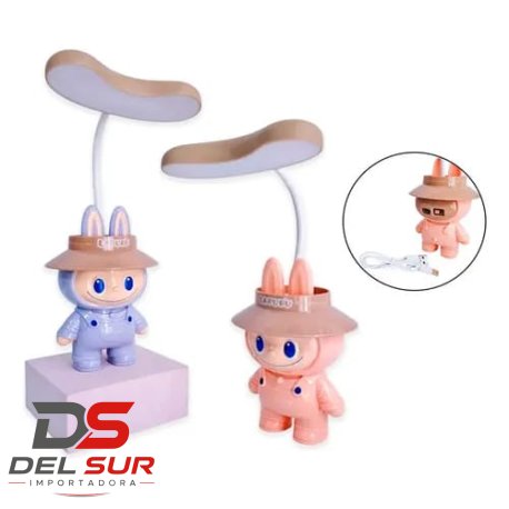 LAMPARA INFANTIL LABUBU CON SOMBRERO