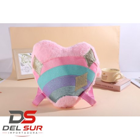 MOCHILA INFANTIL FORMA DE CORAZON