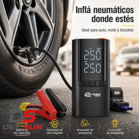 ARRANCADOR DE BATERIA Y COMPRESOR