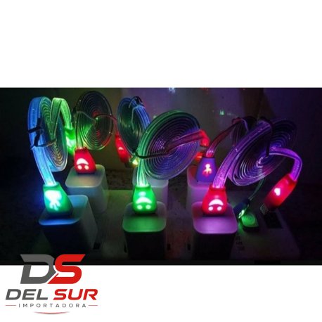 CABLE V8 CON LUZ