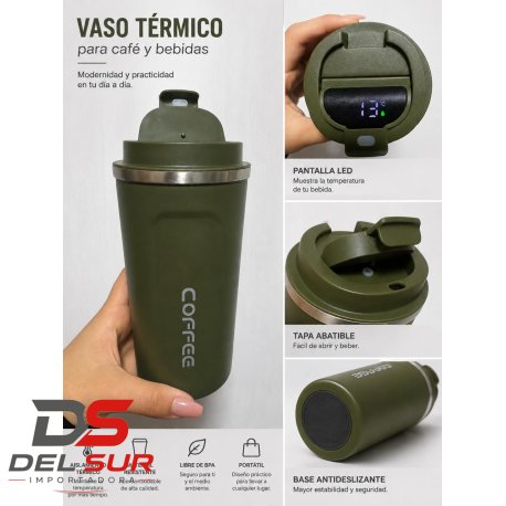 Vaso Café Térmico C/Sensor 510ml