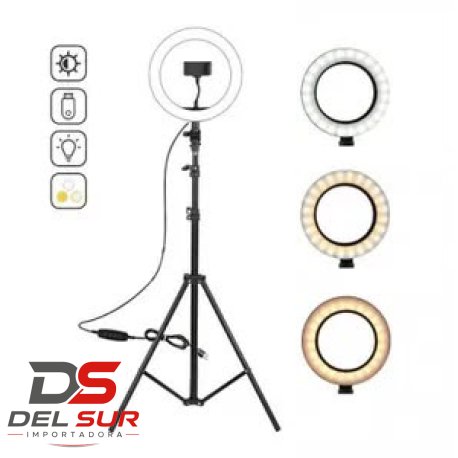 ARO DE LUZ 3 TONALIDADES + TRIPODE DE REGALO