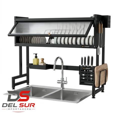 SECA PLATO SOBRE BACHA C/PUERTA 65cm