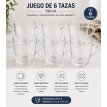 SET DE CAFE 290ml x6 U. DE VIDRIO