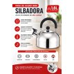 PAVA ACERO INOX. SILBADORA 1.8L